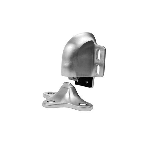 DON-JO Don-Jo Manufacturing 1520-626 Heavy Duty Door Holder & Stop; Brushed Chrome 1520-626